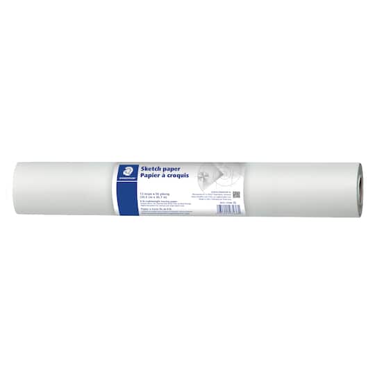 Staedtler® 12" x 50yd White Sketch Paper | Michaels®